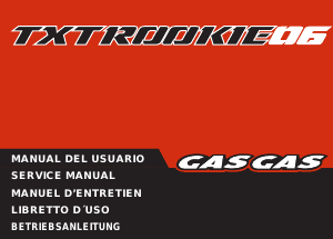 Mode d’emploi GasGas TXT Rookie (2006) Moto