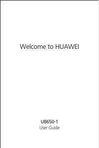 Manual Huawei Sonic Mobile Phone