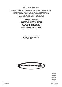Mode d’emploi Kelvinator KHCT234HWF Réfrigérateur combiné