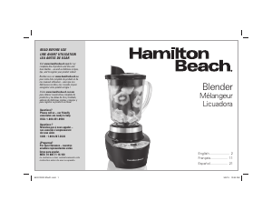 Handleiding Hamilton Beach 56206 Smoothie Smart Blender