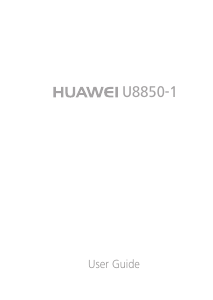 Manual Huawei Vision Mobile Phone