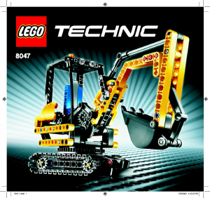 Manuale Lego set 8047 Technic Scavatrice compatto