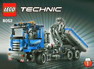 Handleiding Lego set 8052 Technic Container truck