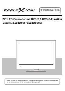 Bedienungsanleitung Reflexion LED-2210ST/W LED fernseher