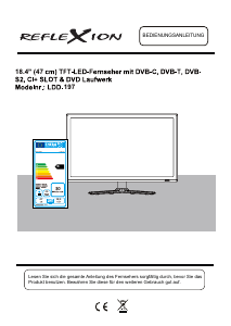 Bedienungsanleitung Reflexion LDD-197 LED fernseher