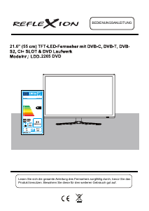 Bedienungsanleitung Reflexion LDD-2265 DVD LED fernseher