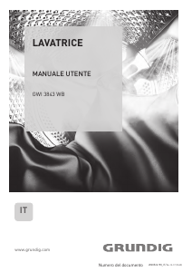 Manuale Grundig GWI 3843 WB Lavatrice