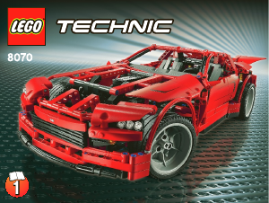 Manual Lego set 8070 Technic Supercar