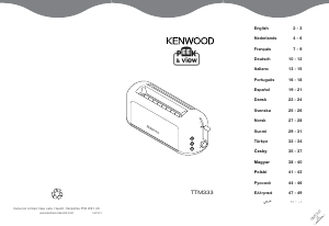 Manual Kenwood TTM333 Toaster