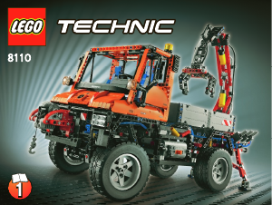 Bruksanvisning Lego set 8110 Technic Unimog U400