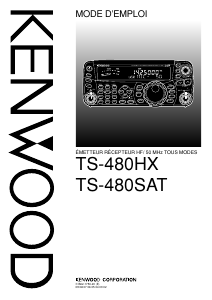 Mode d’emploi Kenwood TS-480SAT Émetteur-récepteur
