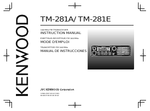 Mode d’emploi Kenwood TM-281E Émetteur-récepteur