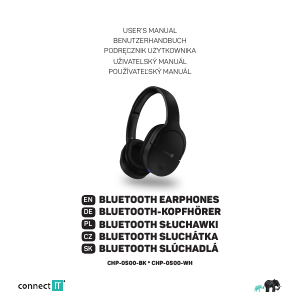 Manual Connect IT CHP-0500-WH Headphone