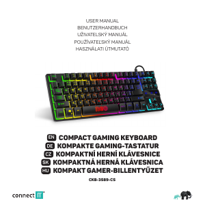 Bedienungsanleitung Connect IT CKB-3589-CS Tastatur