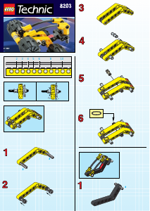 Manual de uso Lego set 8203 Technic Rover discovery