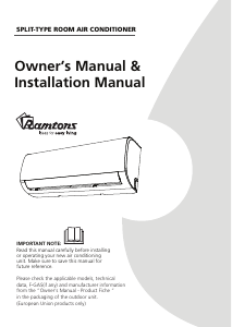 Handleiding Ramtons AC/138 Airconditioner