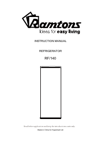 Manual Ramtons RF/140 Refrigerator
