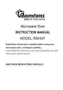 Manual Ramtons RM/497 Microwave