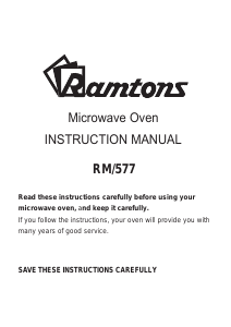 Handleiding Ramtons RM/577 Magnetron