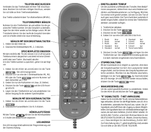 Bedienungsanleitung Audioline 4G Telefon