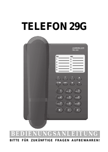 Bedienungsanleitung Audioline 29G Telefon