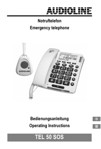 Bedienungsanleitung Audioline TEL50 SOS Telefon