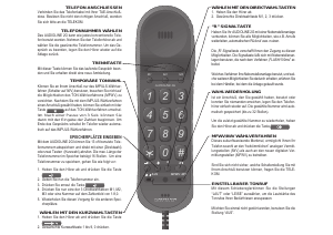 Bedienungsanleitung Audioline 2G Telefon