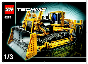 Manual de uso Lego set 8275 Technic Bulldozer motorizado