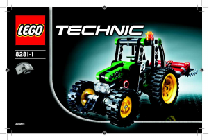 Manual de uso Lego set 8281 Technic Mini tractor