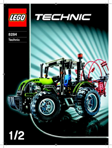 Mode d’emploi Lego set 8284 Technic Tracteur
