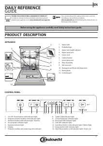 Handleiding Bauknecht IBBC 3C33 X Vaatwasser