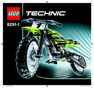 Manuale Lego set 8291 Technic Motociclo