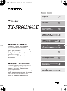 Manual de uso Onkyo TX-SR603E Receptor