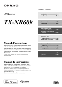 Mode d’emploi Onkyo TX-NR609 Récepteur