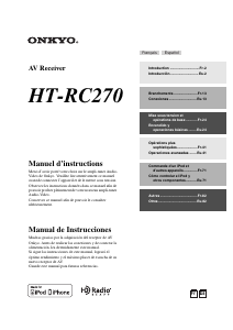 Manual de uso Onkyo HT-RC270 Receptor