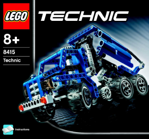 Mode d’emploi Lego set 8415 Technic Camion Benne