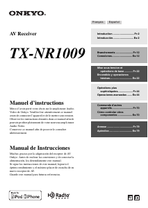 Manual de uso Onkyo TX-NR1009 Receptor
