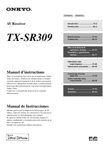 Manual de uso Onkyo TX-SR309 Receptor