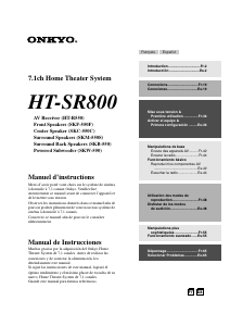 Mode d’emploi Onkyo HT-SR800 Système home cinéma