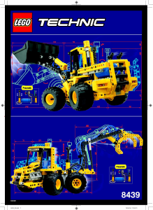 Mode d’emploi Lego set 8439 Technic Le Bulldozer