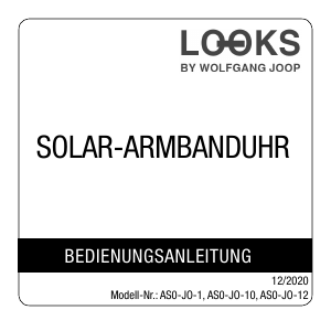 Bedienungsanleitung LOOKS AS0-JO-1 Armbanduhr