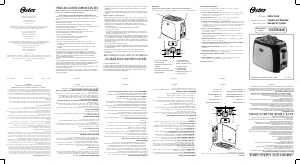 Manual de uso Oster TSSTTR2S4B Tostador