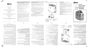 Manual de uso Oster TSSTJC3BTN Tostador