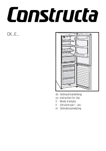 Manuale Constructa CK736EW30 Frigorifero-congelatore