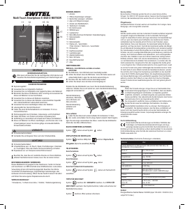 Mode d’emploi Switel S4020D Meteor Téléphone portable