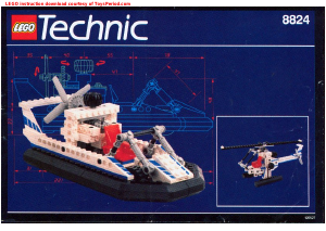 Käyttöohje Lego set 8824 Technic Ilmatyynyalus