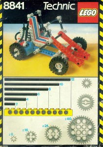 Manual Lego set 8841 Technic Dune buggy