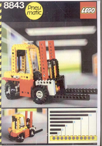 Bedienungsanleitung Lego set 8843 Technic Gabelstapler