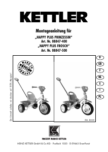 Manuale Kettler Happy Plus Triciclo