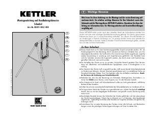 Manual de uso Kettler 08391-200 Columpio